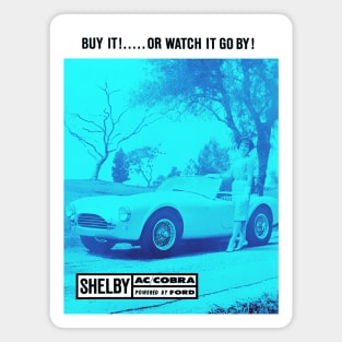 The first Shelby Cobra advertisement - 1962 Magnet